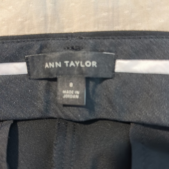 Ann Taylor lined black pants with 3 button detail on both legs. - Picture 4 of 5